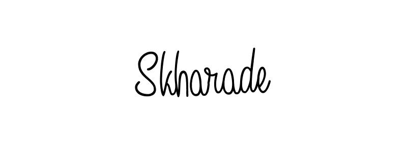 Similarly Angelique-Rose-font-FFP is the best handwritten signature design. Signature creator online .You can use it as an online autograph creator for name Skharade. Skharade signature style 5 images and pictures png
