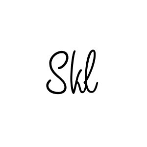 Also You can easily find your signature by using the search form. We will create Skl name handwritten signature images for you free of cost using Angelique-Rose-font-FFP sign style. Skl signature style 5 images and pictures png