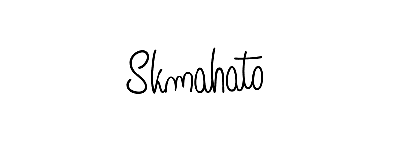 How to Draw Skmahato signature style? Angelique-Rose-font-FFP is a latest design signature styles for name Skmahato. Skmahato signature style 5 images and pictures png