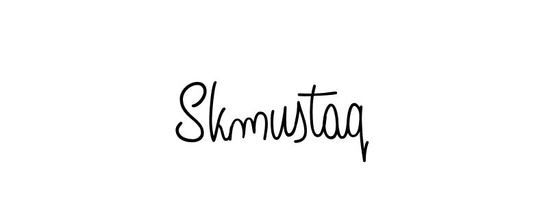 Make a beautiful signature design for name Skmustaq. Use this online signature maker to create a handwritten signature for free. Skmustaq signature style 5 images and pictures png