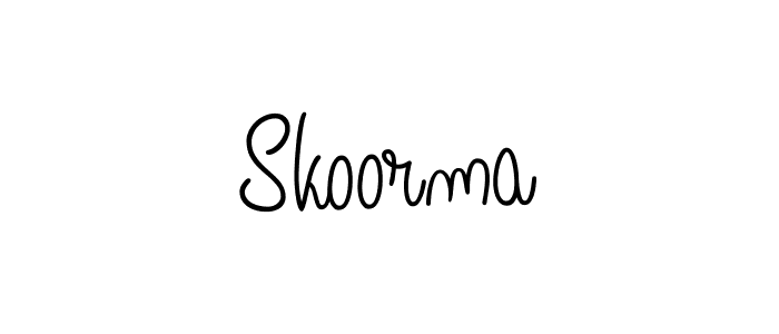 if you are searching for the best signature style for your name Skoorma. so please give up your signature search. here we have designed multiple signature styles  using Angelique-Rose-font-FFP. Skoorma signature style 5 images and pictures png