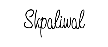 Enhance your business communications with Skpaliwal signature in Angelique-Rose-font-FFP lettering. Clean, modern, and universally compatible. Skpaliwal signature style 5 images and pictures png