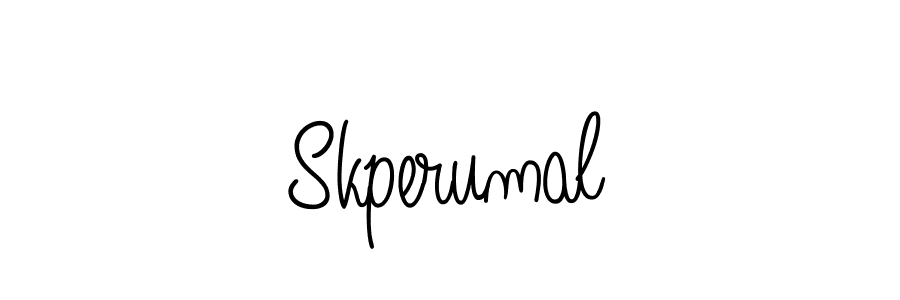 How to make Skperumal signature? Angelique-Rose-font-FFP is a professional autograph style. Create handwritten signature for Skperumal name. Skperumal signature style 5 images and pictures png