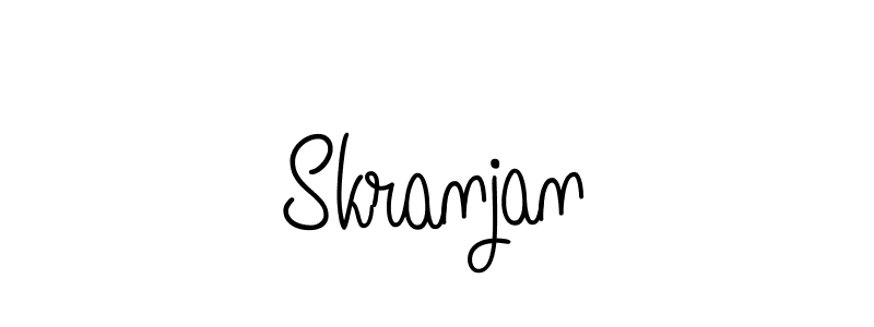 You should practise on your own different ways (Angelique-Rose-font-FFP) to write your name (Skranjan) in signature. don't let someone else do it for you. Skranjan signature style 5 images and pictures png