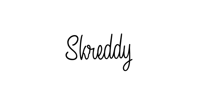How to make Skreddy name signature. Use Angelique-Rose-font-FFP style for creating short signs online. This is the latest handwritten sign. Skreddy signature style 5 images and pictures png