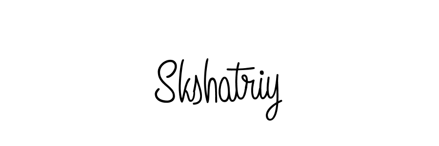 Also we have Skshatriy name is the best signature style. Create professional handwritten signature collection using Angelique-Rose-font-FFP autograph style. Skshatriy signature style 5 images and pictures png