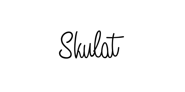 Skulat stylish signature style. Best Handwritten Sign (Angelique-Rose-font-FFP) for my name. Handwritten Signature Collection Ideas for my name Skulat. Skulat signature style 5 images and pictures png