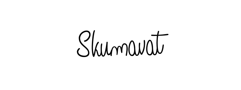 Also we have Skumavat name is the best signature style. Create professional handwritten signature collection using Angelique-Rose-font-FFP autograph style. Skumavat signature style 5 images and pictures png