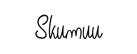 Make a beautiful signature design for name Skumuu. Use this online signature maker to create a handwritten signature for free. Skumuu signature style 5 images and pictures png