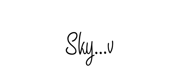 Make a short Sky...v signature style. Manage your documents anywhere anytime using Angelique-Rose-font-FFP. Create and add eSignatures, submit forms, share and send files easily. Sky...v signature style 5 images and pictures png