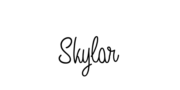 How to make Skylar signature? Angelique-Rose-font-FFP is a professional autograph style. Create handwritten signature for Skylar name. Skylar signature style 5 images and pictures png