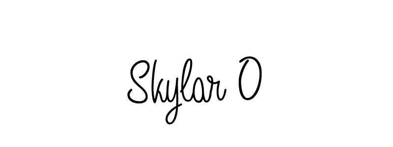 Create a beautiful signature design for name Skylar O. With this signature (Angelique-Rose-font-FFP) fonts, you can make a handwritten signature for free. Skylar O signature style 5 images and pictures png