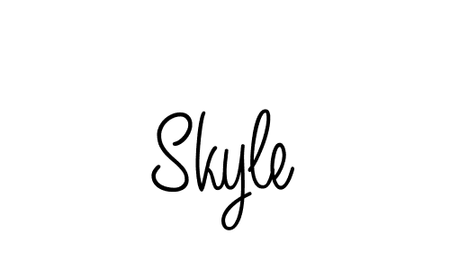 if you are searching for the best signature style for your name Skyle. so please give up your signature search. here we have designed multiple signature styles  using Angelique-Rose-font-FFP. Skyle signature style 5 images and pictures png