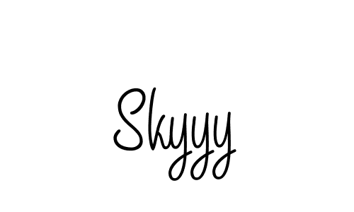 Once you've used our free online signature maker to create your best signature Angelique-Rose-font-FFP style, it's time to enjoy all of the benefits that Skyyy name signing documents. Skyyy signature style 5 images and pictures png