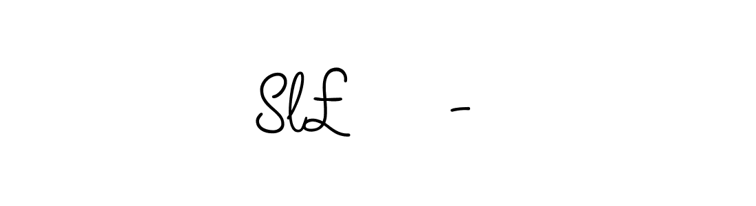 Use a signature maker to create a handwritten signature online. With this signature software, you can design (Angelique-Rose-font-FFP) your own signature for name Sl£     - . Sl£     -  signature style 5 images and pictures png