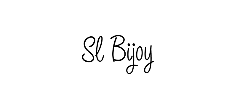 Create a beautiful signature design for name Sl Bijoy. With this signature (Angelique-Rose-font-FFP) fonts, you can make a handwritten signature for free. Sl Bijoy signature style 5 images and pictures png