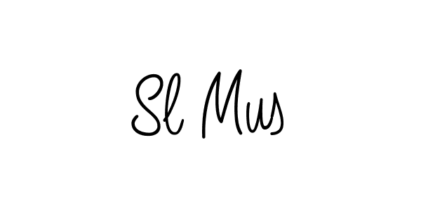Make a beautiful signature design for name Sl Mus. Use this online signature maker to create a handwritten signature for free. Sl Mus signature style 5 images and pictures png
