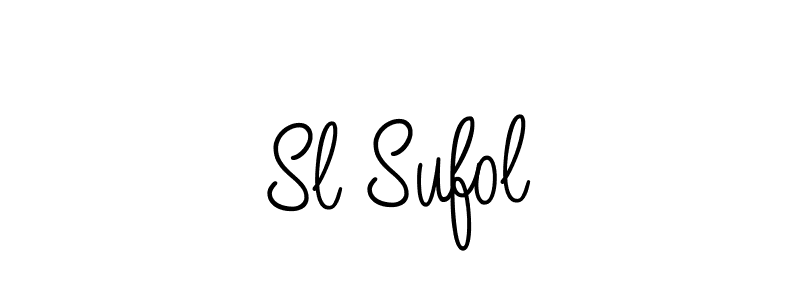 Check out images of Autograph of Sl Sufol name. Actor Sl Sufol Signature Style. Angelique-Rose-font-FFP is a professional sign style online. Sl Sufol signature style 5 images and pictures png
