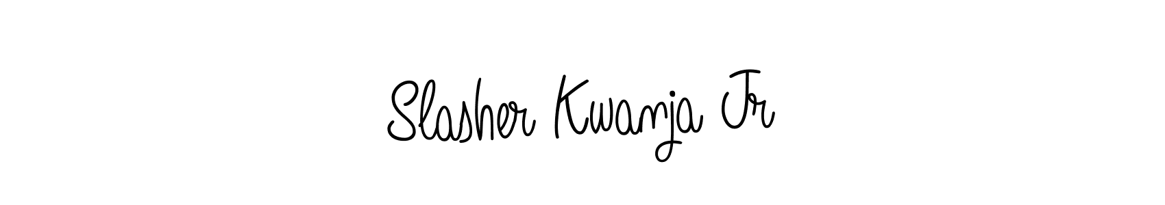 Once you've used our free online signature maker to create your best signature Angelique-Rose-font-FFP style, it's time to enjoy all of the benefits that Slasher Kwanja Jr name signing documents. Slasher Kwanja Jr signature style 5 images and pictures png