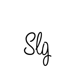 Design your own signature with our free online signature maker. With this signature software, you can create a handwritten (Angelique-Rose-font-FFP) signature for name Slg. Slg signature style 5 images and pictures png