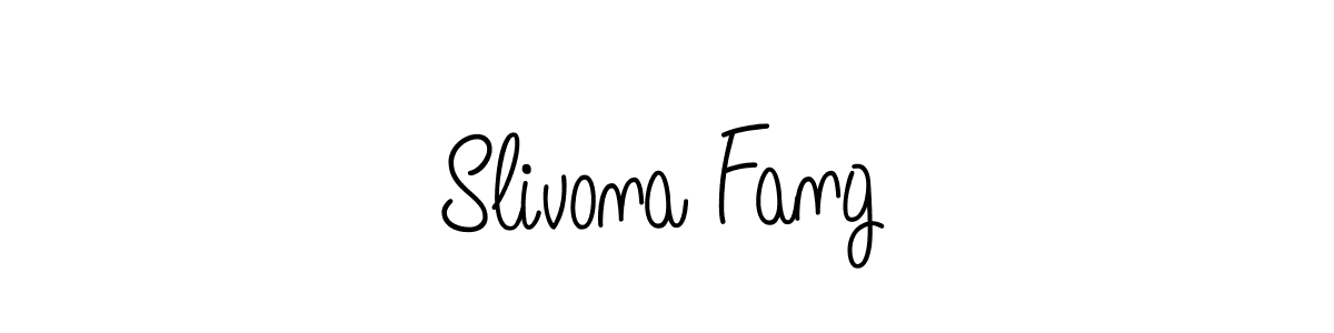 Also we have Slivona Fang name is the best signature style. Create professional handwritten signature collection using Angelique-Rose-font-FFP autograph style. Slivona Fang signature style 5 images and pictures png