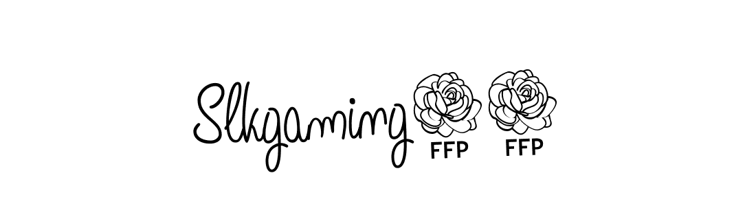 Make a beautiful signature design for name Slkgaming67. With this signature (Angelique-Rose-font-FFP) style, you can create a handwritten signature for free. Slkgaming67 signature style 5 images and pictures png