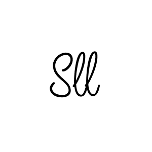 You should practise on your own different ways (Angelique-Rose-font-FFP) to write your name (Sll) in signature. don't let someone else do it for you. Sll signature style 5 images and pictures png