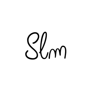 Make a beautiful signature design for name Slm. Use this online signature maker to create a handwritten signature for free. Slm signature style 5 images and pictures png