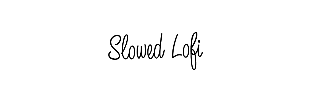 Once you've used our free online signature maker to create your best signature Angelique-Rose-font-FFP style, it's time to enjoy all of the benefits that Slowed Lofi name signing documents. Slowed Lofi signature style 5 images and pictures png