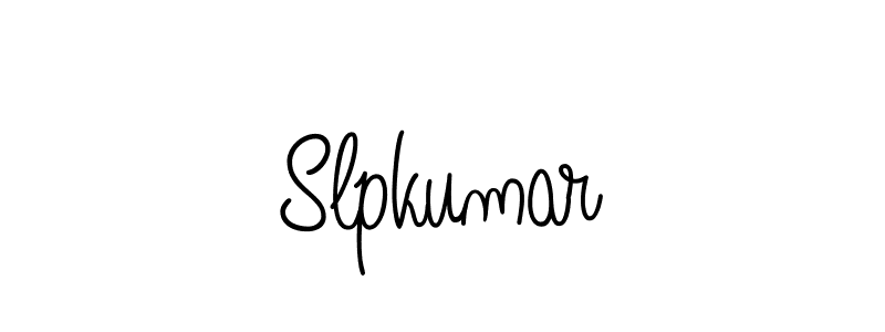 You should practise on your own different ways (Angelique-Rose-font-FFP) to write your name (Slpkumar) in signature. don't let someone else do it for you. Slpkumar signature style 5 images and pictures png
