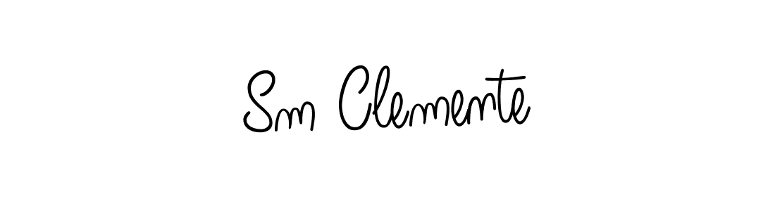 Sm Clemente stylish signature style. Best Handwritten Sign (Angelique-Rose-font-FFP) for my name. Handwritten Signature Collection Ideas for my name Sm Clemente. Sm Clemente signature style 5 images and pictures png