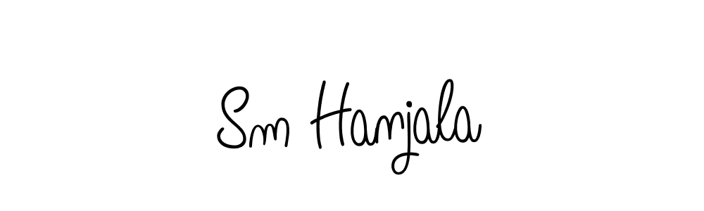 Angelique-Rose-font-FFP is a professional signature style that is perfect for those who want to add a touch of class to their signature. It is also a great choice for those who want to make their signature more unique. Get Sm Hanjala name to fancy signature for free. Sm Hanjala signature style 5 images and pictures png