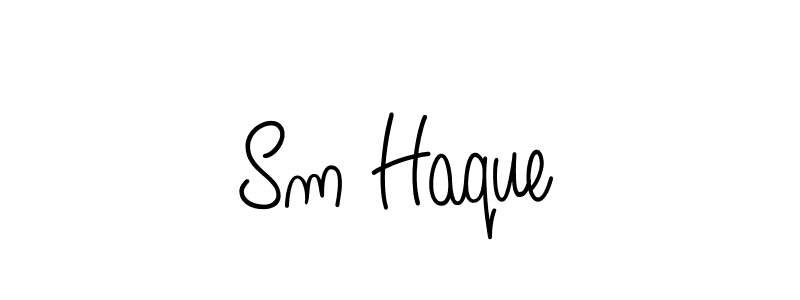 It looks lik you need a new signature style for name Sm Haque. Design unique handwritten (Angelique-Rose-font-FFP) signature with our free signature maker in just a few clicks. Sm Haque signature style 5 images and pictures png