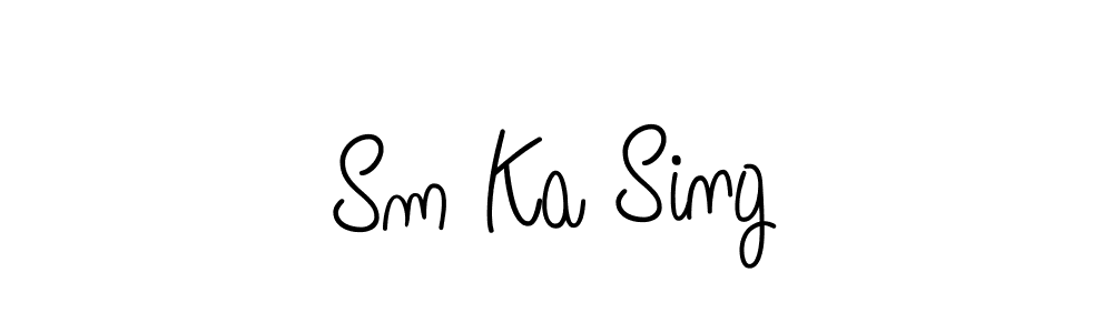 Best and Professional Signature Style for Sm Ka Sing. Angelique-Rose-font-FFP Best Signature Style Collection. Sm Ka Sing signature style 5 images and pictures png