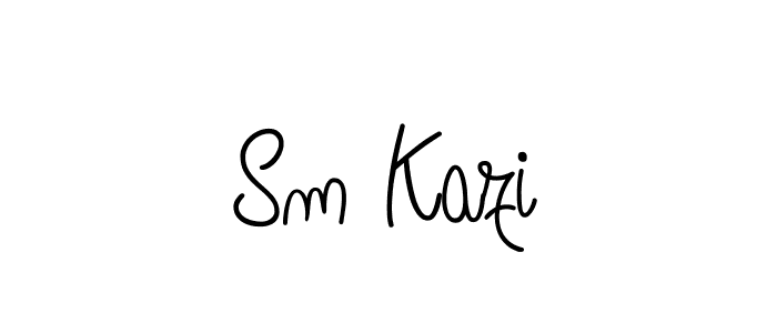 Make a beautiful signature design for name Sm Kazi. Use this online signature maker to create a handwritten signature for free. Sm Kazi signature style 5 images and pictures png