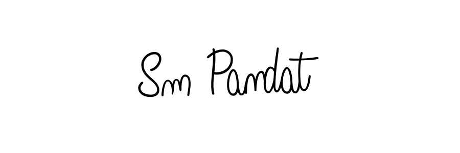 Create a beautiful signature design for name Sm Pandat. With this signature (Angelique-Rose-font-FFP) fonts, you can make a handwritten signature for free. Sm Pandat signature style 5 images and pictures png