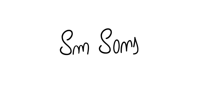 Once you've used our free online signature maker to create your best signature Angelique-Rose-font-FFP style, it's time to enjoy all of the benefits that Sm Sons name signing documents. Sm Sons signature style 5 images and pictures png