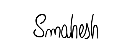 Personalize your online presence with Smahesh signature rendered in elegant Angelique-Rose-font-FFP font. Great for website footers and blogs. Smahesh signature style 5 images and pictures png