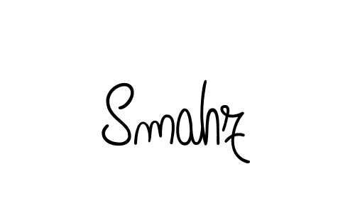 Design your own signature with our free online signature maker. With this signature software, you can create a handwritten (Angelique-Rose-font-FFP) signature for name Smahz. Smahz signature style 5 images and pictures png