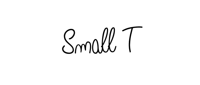 How to make Small T signature? Angelique-Rose-font-FFP is a professional autograph style. Create handwritten signature for Small T name. Small T signature style 5 images and pictures png