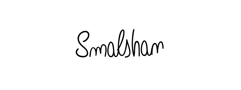 Smalshan stylish signature style. Best Handwritten Sign (Angelique-Rose-font-FFP) for my name. Handwritten Signature Collection Ideas for my name Smalshan. Smalshan signature style 5 images and pictures png