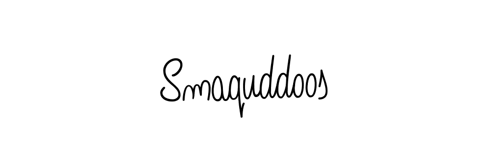 This is the best signature style for the Smaquddoos name. Also you like these signature font (Angelique-Rose-font-FFP). Mix name signature. Smaquddoos signature style 5 images and pictures png