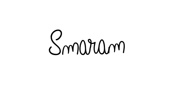 How to Draw Smaram signature style? Angelique-Rose-font-FFP is a latest design signature styles for name Smaram. Smaram signature style 5 images and pictures png