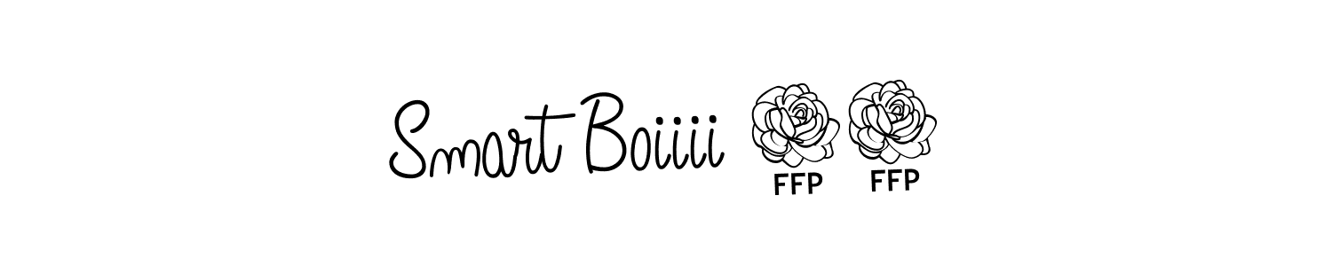 Use a signature maker to create a handwritten signature online. With this signature software, you can design (Angelique-Rose-font-FFP) your own signature for name Smart Boiiii 18. Smart Boiiii 18 signature style 5 images and pictures png