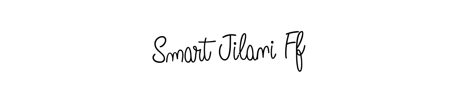How to make Smart Jilani Ff signature? Angelique-Rose-font-FFP is a professional autograph style. Create handwritten signature for Smart Jilani Ff name. Smart Jilani Ff signature style 5 images and pictures png