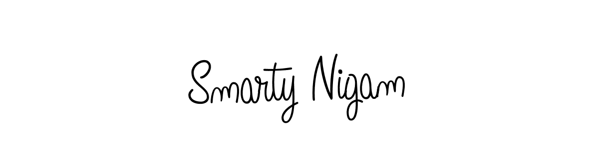 Once you've used our free online signature maker to create your best signature Angelique-Rose-font-FFP style, it's time to enjoy all of the benefits that Smarty Nigam name signing documents. Smarty Nigam signature style 5 images and pictures png