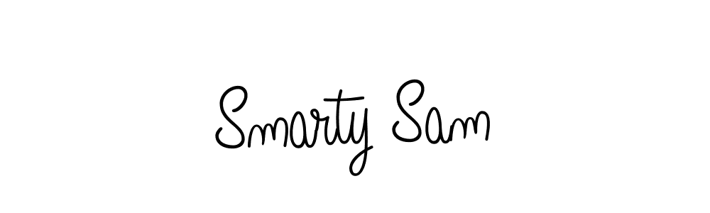 How to make Smarty Sam name signature. Use Angelique-Rose-font-FFP style for creating short signs online. This is the latest handwritten sign. Smarty Sam signature style 5 images and pictures png
