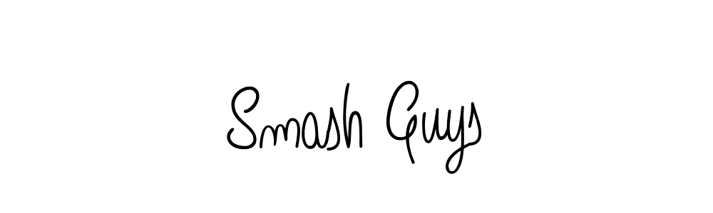 How to make Smash Guys name signature. Use Angelique-Rose-font-FFP style for creating short signs online. This is the latest handwritten sign. Smash Guys signature style 5 images and pictures png