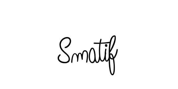 Once you've used our free online signature maker to create your best signature Angelique-Rose-font-FFP style, it's time to enjoy all of the benefits that Smatif name signing documents. Smatif signature style 5 images and pictures png