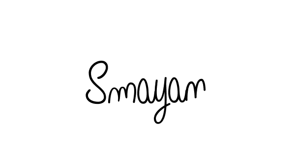 Make a short Smayan signature style. Manage your documents anywhere anytime using Angelique-Rose-font-FFP. Create and add eSignatures, submit forms, share and send files easily. Smayan signature style 5 images and pictures png